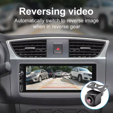 Lehx 6.9 Polegada 1din universal mp5 rádio do carro suporte sem fio carplay android auto aux ips tela de toque reprodutor vídeo multimídia