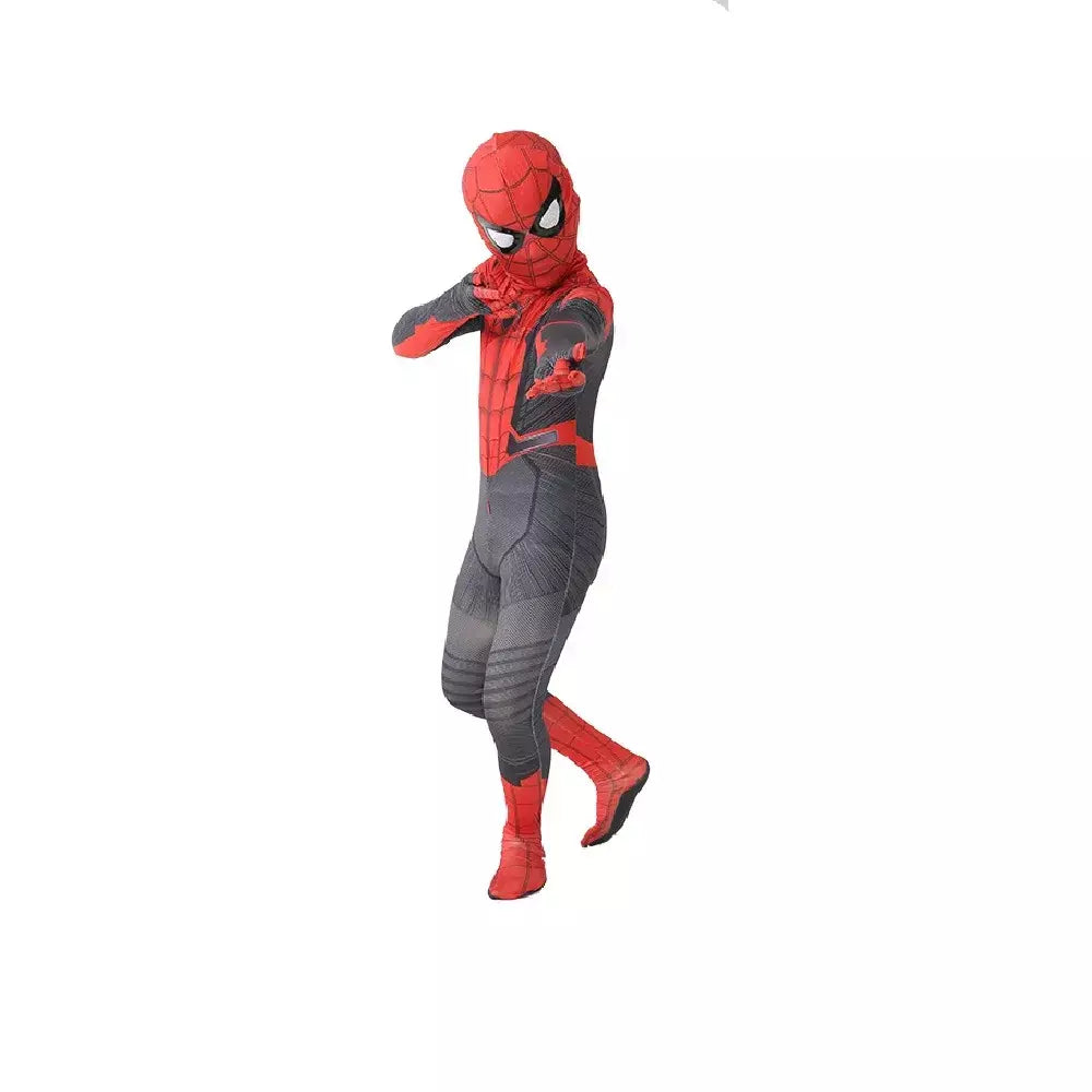 Tamanhos 100-190 traje do homem aranha presente de aniversário festa vestir-se homem-aranha clássico milhas super-herói cosplay traje