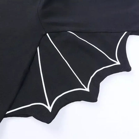 Umorden 2 pçs/set unissex morcego preto traje do bebê meninas meninos meu primeiro roupa de halloween algodão 3-6m 6-12m 12-18m 18-24m