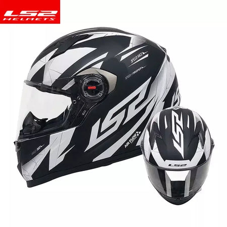 Ls2 rosto cheio capacete da motocicleta das mulheres dos homens capacete de motocross de alta resistência abs escudo 3c aprovado acessórios da motocicleta ff358