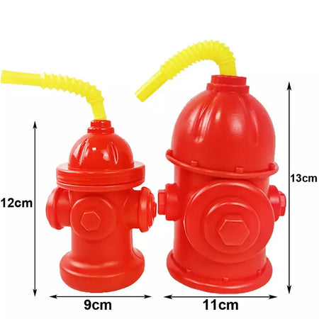 Conjunto de fantasia de bombeiro, chapéus e coletes, suprimentos para festa temática de bombeiro, fantasia para crianças, aniversário, dia das bruxas, vestido, suprimentos para festa