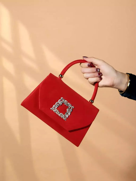 Espumante Velvet Evening Clutch Bag, Glitter Bling, brilhante, glamouroso, requintado, elegante, elegante, 1Pc