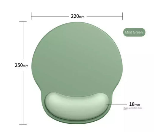 Gradiente mouse pad confortável suporte de pulso antiderrapante mouse pad macio mousepad suporte de pulso computador silicone mouse pad