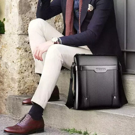 Nova moda masculina tote sacos de couro do plutônio famosa marca homens mensageiro saco com embreagem masculino cruz corpo ombro sacos de negócios para homens