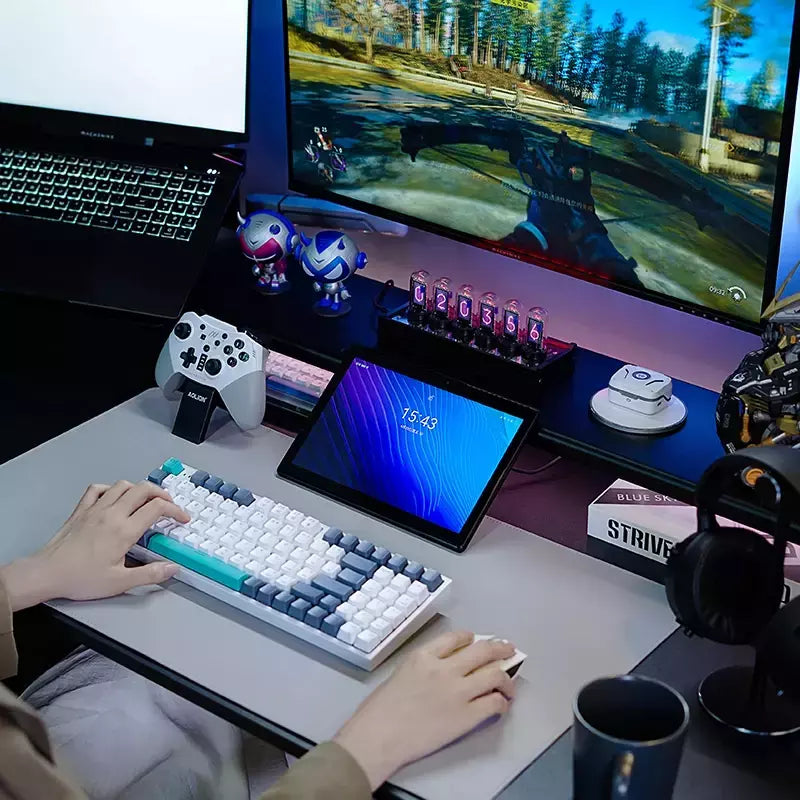 Machenike-K500 Teclado mecânico para jogos, Teclado com fio, Hot Swappable, 94 teclas, RGB Light, Mac, Windows