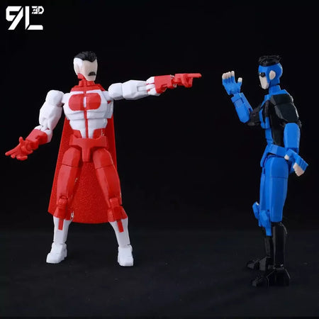9l3d impresso invincible menino lucky13 manequim13 conquistar lex allen super-heróis anime brinquedos figuras de ação manequim modelo ornamentos