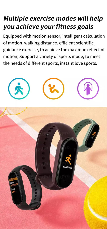 Relógio inteligente digital para homens e mulheres, bluetooth, rastreador de fitness, esporte, freqüência cardíaca, pressão arterial, android, ios, novo