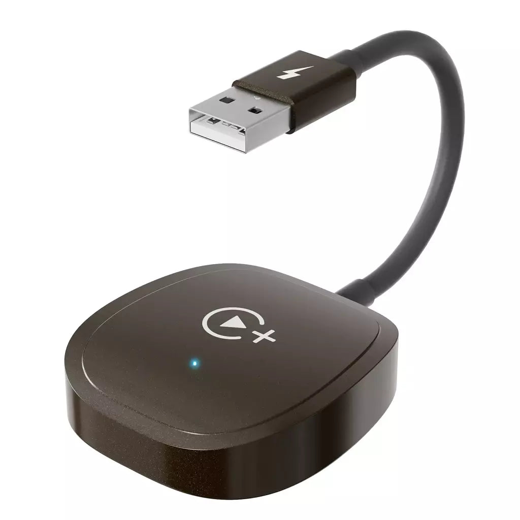 Adaptador sem fio Carplay com Youtube/Netflix/Tiktok, dongle USB Carplay sem fio para Carplay com fio de fábrica para Wireless