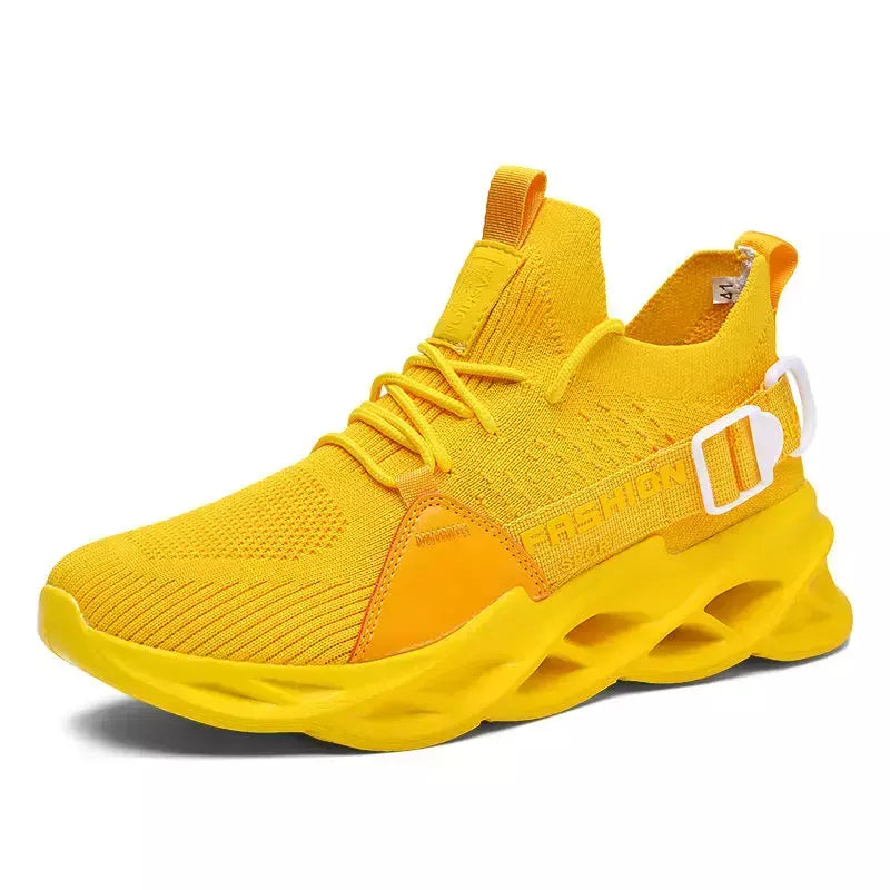 Venda quente moda roxo tênis casuais das mulheres dos homens lâmina tênis de corrida tamanho grande 48 luz respirável sapatos esportivos masculino malha tênis