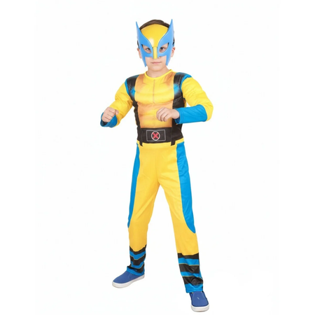 Conjunto de fantasia de super-herói wolverin para halloween, leve e confortável, dramatização, cosplay, festa, performance, diversão, criativa, meninos