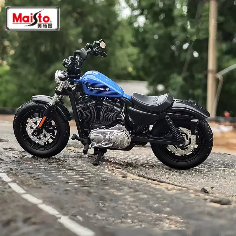 Maiisto-Harley 2018 Quarenta Oito Modelo de Motocicleta, Liga Especial, Modelo de Motocicleta, Metal fundido, Esportes de rua, Presente Infantil, 1:18