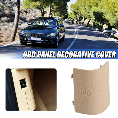 Interior do carro OBD Plug Tampa Guarnição Cap, Tampa do painel do pontapé, OBD2 Diagnóstico Plug Capa para BMW F25 X3 F26 X4 LHD, 51439190686, 51437243111