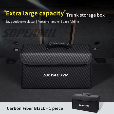 Caixa organizadora de porta-malas de carro, caixa traseira, armazenamento de arrumação, para mazda 3 6 skyactiv atenza cx30 cx60 cx70 cx3 cx5 cx9 mx5 bt50 bl