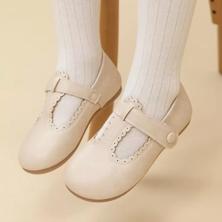 Kidsun criança menina mary jane vestido sapatos ballet apartamentos para crianças menina festa escola sapatos bowknot princesa sapatos