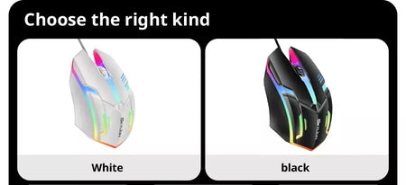 SKYLION F1 Wired 3 Teclas Mouse Iluminação Colorida Jogos e Escritório Para Microsoft Windows e Apple IOS System