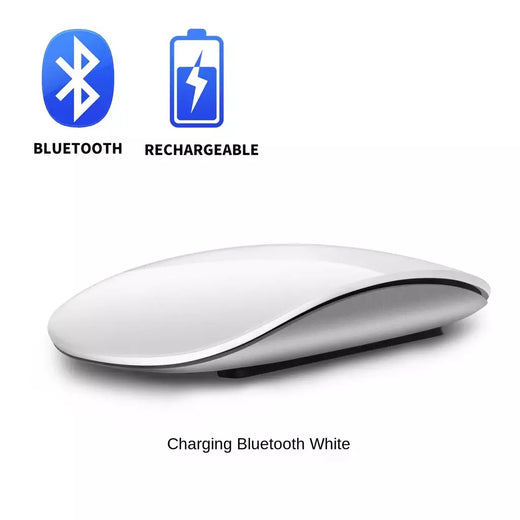 Silencioso Magic Mouse sem fio recarregável, Bluetooth, Laser, Computador, Magro, Ergonômico, PC, Apple MacBook, Microsoft, Magic