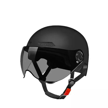 Capacete de segurança de bicicleta 3C certificado masculino e feminino adulto crianças dos desenhos animados bicicleta elétrica motocicleta meio capacete com óculos
