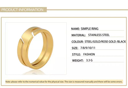 Skyrim anel de aço inoxidável para homens mulheres preto minimalista casual anéis de dedo 2025 casal jóias presente de casamento para amante