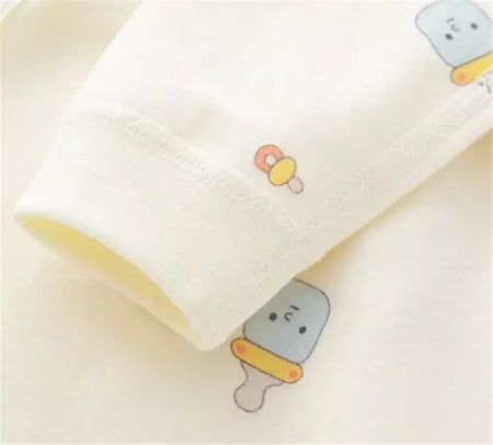 Algodão bebê recém-nascido menina menino macacão impressão infantil macacão casual roupas recém-nascidos para meninas meninos primavera outono roupas novo 0-6m