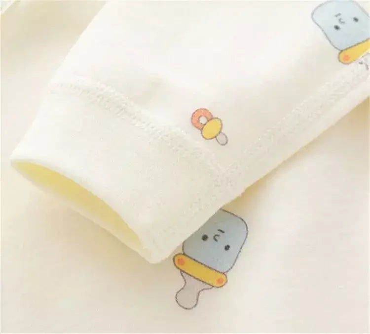 Algodão bebê recém-nascido menina menino macacão impressão infantil macacão casual roupas recém-nascidos para meninas meninos primavera outono roupas novo 0-6m