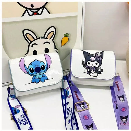 Anime bonito kuromi ponto crossbody sacos meninas mulheres marca de luxo saco alta qualidade mini designer sacos presentes
