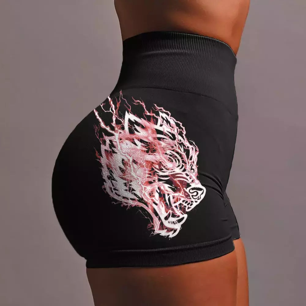 Ela Darc-Calções Esportivos Legais para Mulheres, Calça Legal, Fundo de Arranhar, Lobo Macio, Calções de Ginásio Respiráveis, Senhora, Nova Moda, 2022
