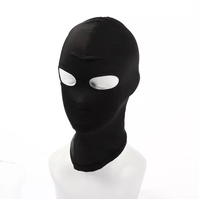 Balaclava elástica unissex padrão sem costura capuzes fetiche para halloween cosplay festa chapéu tático máscara facial jogos