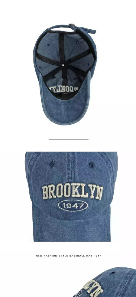 Boné de beisebol para quatro temporadas masculino e feminino, casual retrô lavado de algodão, bordado snapback, proteção solar unissex, verão, 4 estações