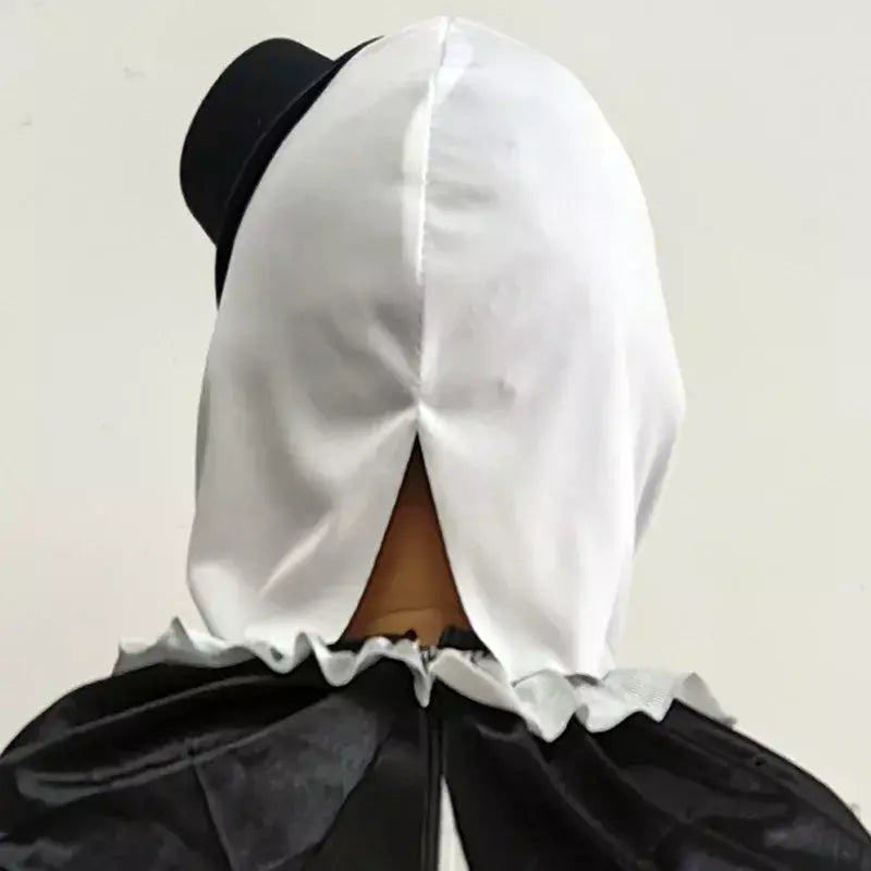 Horror Terrifier Palhaço Cosplay Máscara, Látex, Suave, Demônio, Mal, Coringa, Festa de Halloween, Fantasia, Adulto, Tamanho Único