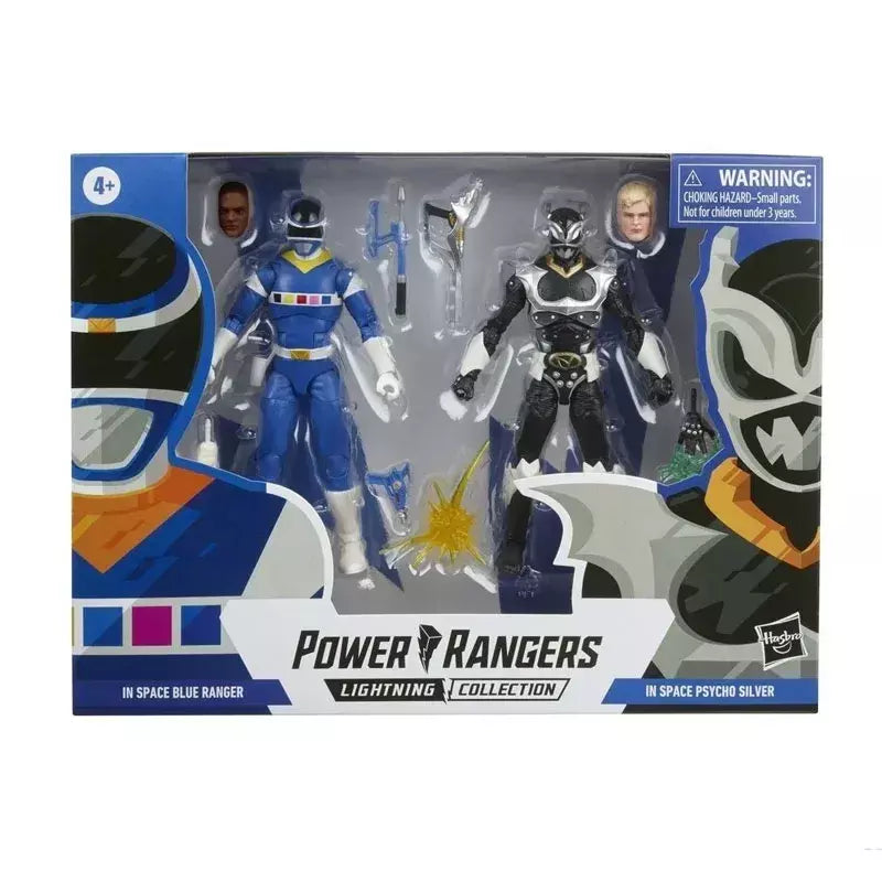 Hasbro power rangers relâmpago coleção dino trovão amarelo ranger/lost galaxy verde/força selvagem azul figura de ação modelo presentes