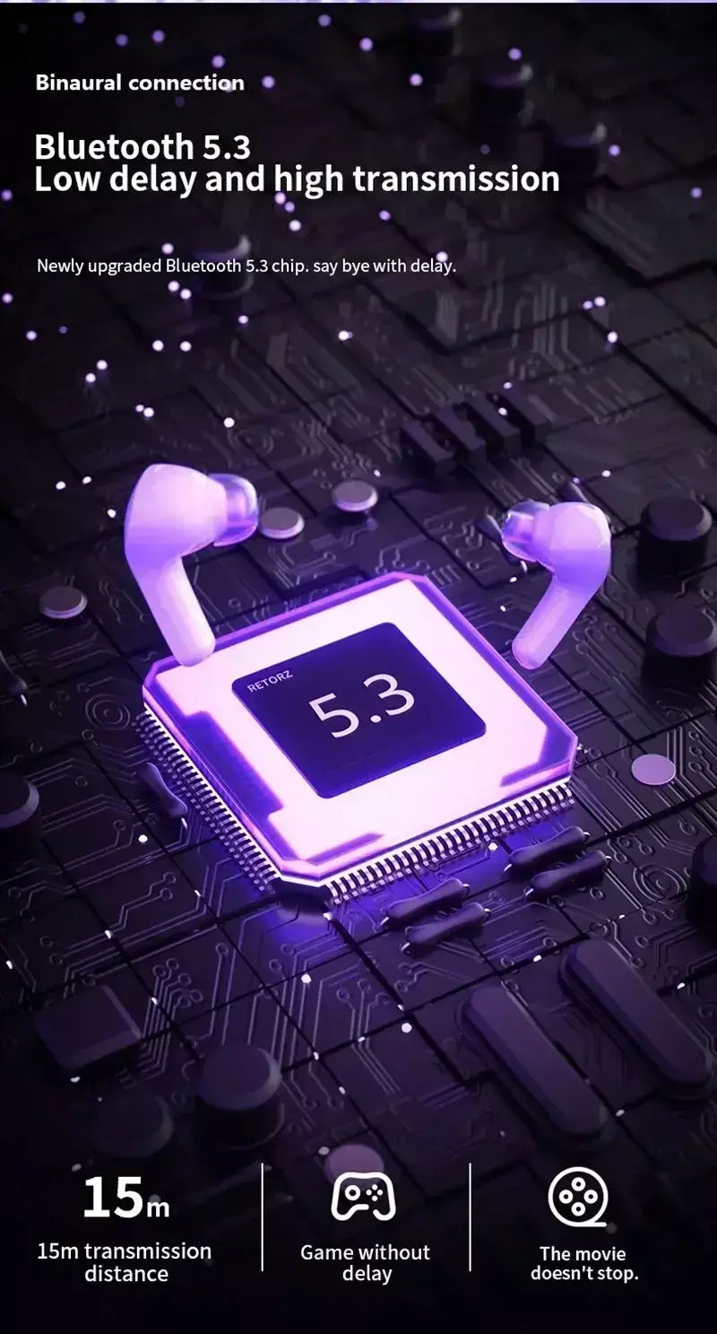 T8 sem fio bluetooth fone de ouvido sem fio bluetooth led potência display digital som estéreo sem fio para xiaomi