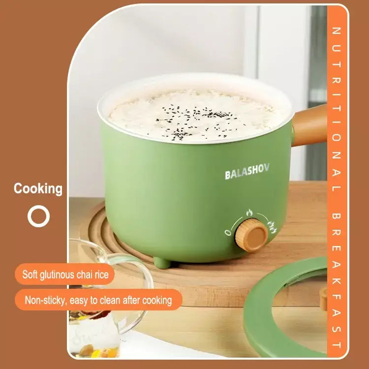 Panela multifuncional doméstica, 220v/110v, camada única/dupla, panela quente, mini máquina de cozinhar elétrica, panelas antiaderentes, ue/usplug