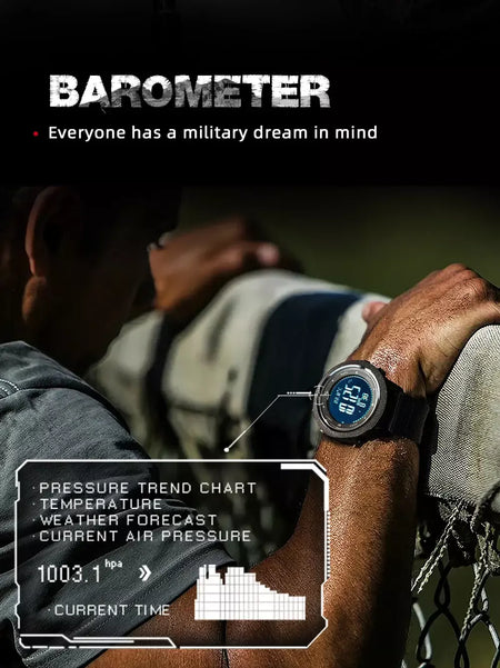 North edge APACHE-46 relógio digital masculino esportes ao ar livre correndo natação esporte ao ar livre relógios altímetro barômetro bússola wr50m