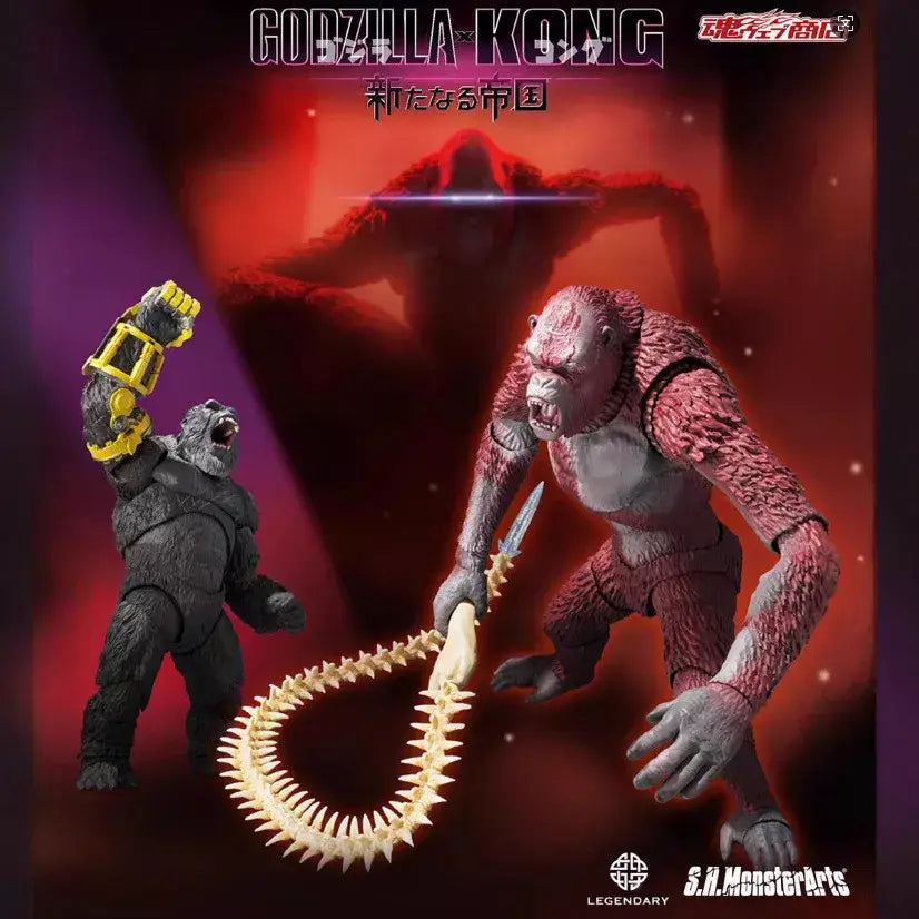 NOVO!SHM 2024 Godzilla vs. King Kong 2: Rise Of Empires Scar King PVC Action Figure Crianças Adulto Presentes de Natal de Ano Novo 20cm