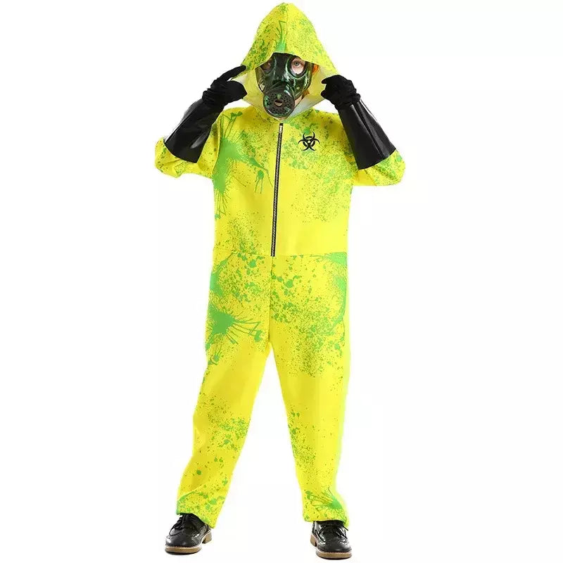 Halloween criança zumbi residente bioquímico roupas de proteção traje mal purim menino menina proteção contra radiação macacão outfit