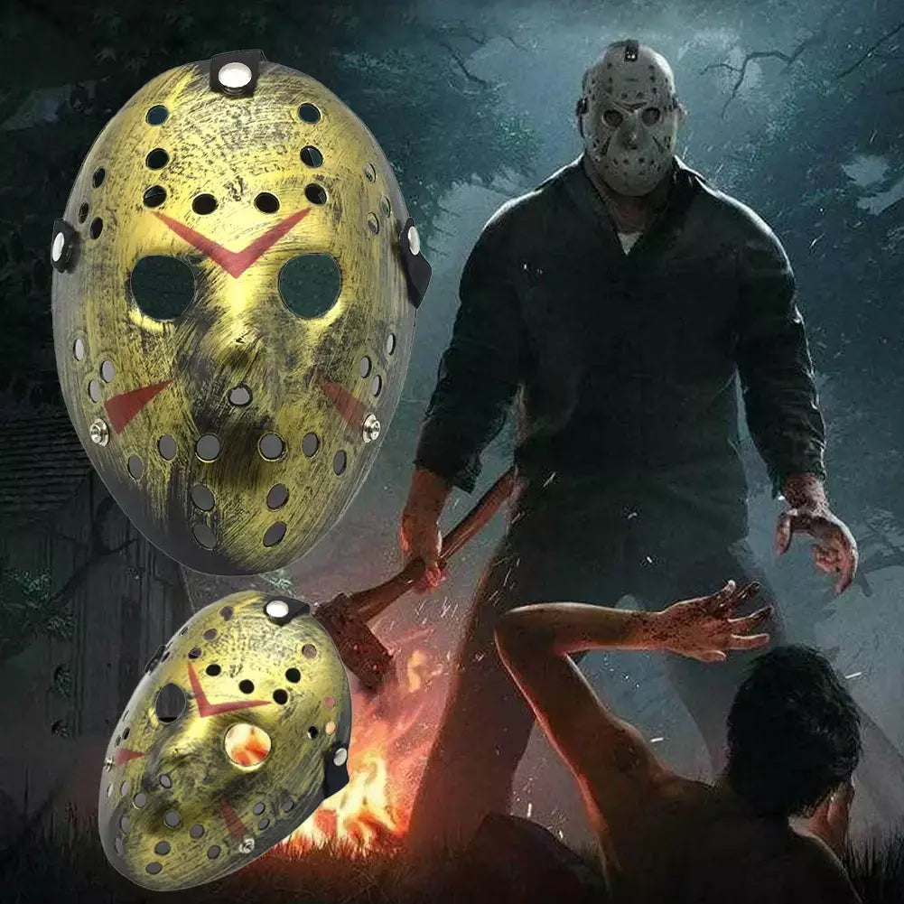1 Pçs/lote Black Friday NO.13 Jason Máscara Voorhees Freddy Hockey Festival Festa Halloween Masquerade Máscaras Acessórios de Festa