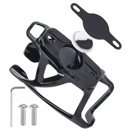 Para apple localizador de bicicleta chaleira suporte montagem de bicicleta de estrada garrafa gaiola anti-perdido caso de localização gps para airtag
