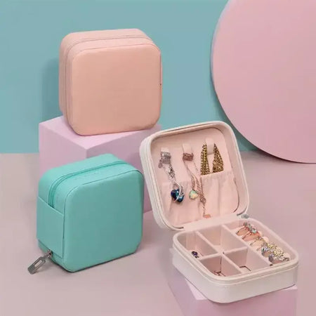 Atualizar caixa de armazenamento de jóias de veludo colar empilhável bandeja de exibição pulseira brinco organizadores diy artesanato gaveta caixa cinza
