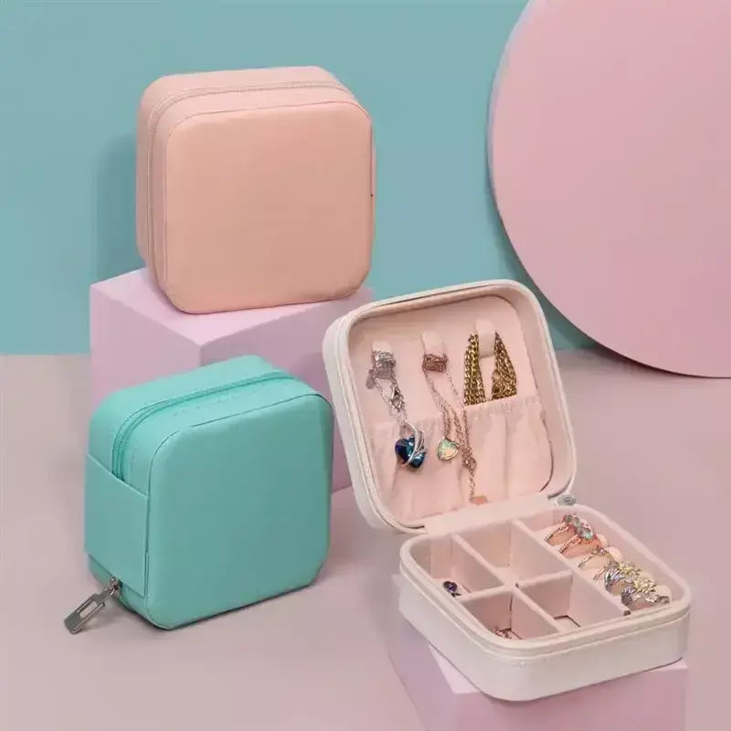 Atualizar caixa de armazenamento de jóias de veludo colar empilhável bandeja de exibição pulseira brinco organizadores diy artesanato gaveta caixa cinza