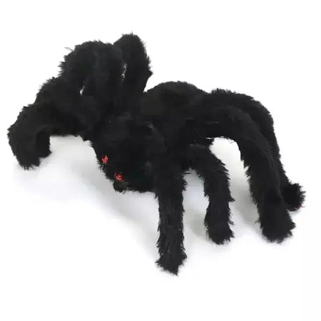Halloween grande aranha de pelúcia horror decoração de halloween festa prop ao ar livre aranha gigante decoração 30-200cm câmara brincadeira aranha preta