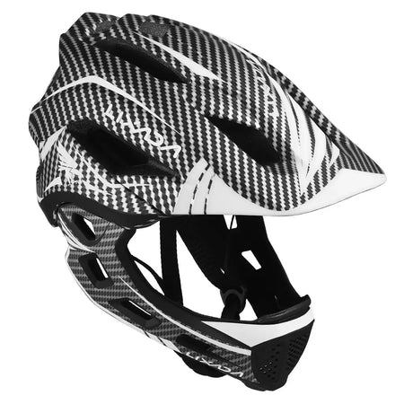 Lixada crianças 2-em-1 destacável capacete facial completo crianças esportes capacete de segurança da bicicleta equipamentos de proteção crianças capacete de ciclismo