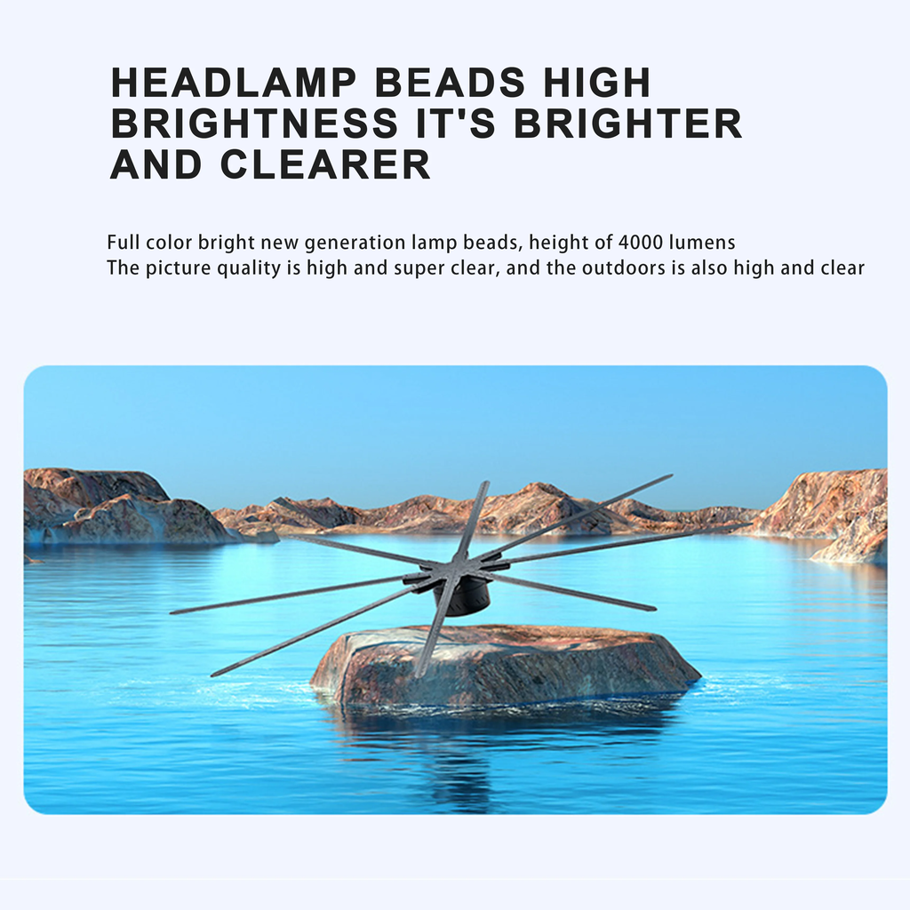 Ventilador holográfico 3d 180cm wifi em tempo real 3d ultra hd 2512led luzes display de publicidade luzes holográficas player projetor legal