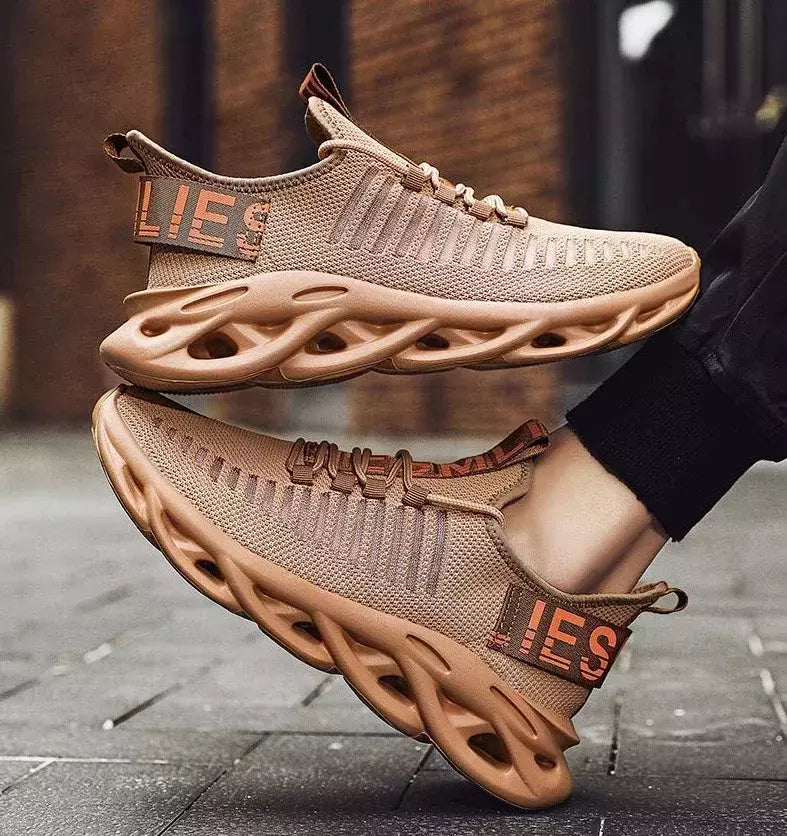 Tênis de malha respirável masculino, Sapatos casuais volumosos, Luxo, Clássicos, Tendências originais, à venda, Primavera, Outono, 2022