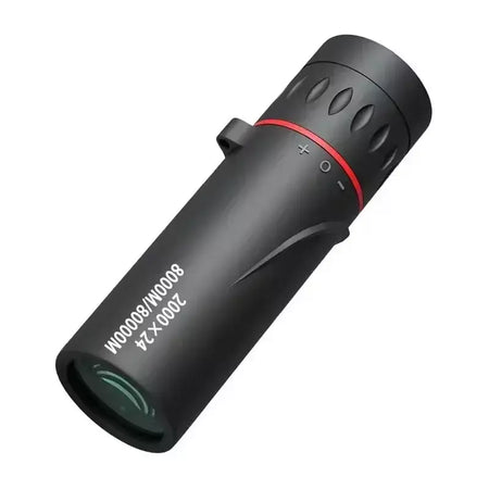Telescópio monocular hd 2000x24, mini telescópio portátil para celular com suporte para acampamento ao ar livre, caça, observação de pássaros