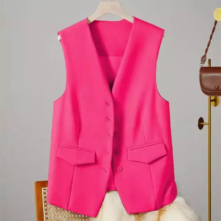 Colete vintage sem mangas feminino, Casacos elegantes, Casacos, Roupa casual, Monocromática, Streetwear, Primavera, Verão, Outono, Vestuário
