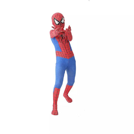 Tamanhos 100-190 traje do homem aranha presente de aniversário festa vestir-se homem-aranha clássico milhas super-herói cosplay traje