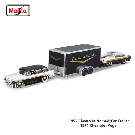 Maisto 1:64 1993 Chevrolet 454 SS PICK UP Fabricação de fundição de transporte Modelo de reboque Modelo de simulação Coleção de carros em liga
