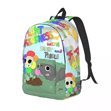 Mochila fofa Dandys World para homens e mulheres, legal, estudante, trabalho, mochila, jogo, laptop, bolsa de ombro ao ar livre