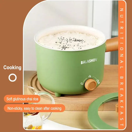 Panela multifuncional doméstica, 220v/110v, camada única/dupla, panela quente, mini máquina de cozinhar elétrica, panelas antiaderentes, ue/usplug