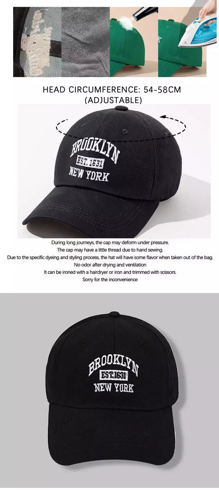 Unisex Letter Baseball Cap, Snapback casual, rabo de cavalo ao ar livre, Hip Hop chapéus, Streetwear, esportes, mulheres, homens